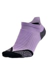 Nike Elite Cushioned No Show Running Socks UK 9 - 10.5 EUR 44 - 45.5 Violet 