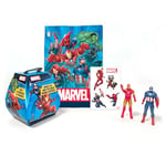 Hasbro Boite Surprise Marvel avec Figurines, Stickers et Poster, Dès 4 Ans