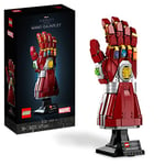 LEGO Marvel Nano Gauntlet, Iron Man Model with Infinity Stones, Avengers: Endgame Set for Adults, Collectable Memorabilia, Father's Day Treat, Gift Idea for Men, Women, Husband, Wife, Him & Her 76223