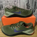 Nike Metcon 4 Olive Canvas Indigo Burst Green UK 9.5 EU 44.5 US 10.5  AH7453-342