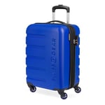 Swiss Gear 7366 Valise Rigide Extensible avec roulettes pivotantes, Bleu Cobalt, Carry-on 18-inch, 7366 Valise Rigide Extensible avec roulettes pivotantes