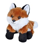 Wild Republic Hug'ems Soft, Gifts for Kids, Red Fox Cuddly Toy 18cm, 16268, Renard Roux