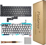 ESPAÑOL Teclado Rétroéclairage de rechange espagnol Compatible avec MacBook Pro 13" A2338 2020 2022 Année Clavier + vis + tournevis