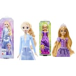 Disney Frozen Disney Princess Dolls & Disney Princess Dolls, New for 2023, Rapunzel Posable Fashion Doll with Sparkling Clothing and Accessories, Disney Movie Toys, HLW03