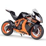 1:10 KTM 1190 RC8 R malliauton simulointi metallilelu moottoripyörä lasten lelu lahjakokoelma mallilelu