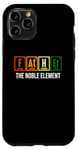 iPhone 11 Pro Father The Noble Element Funny Retro Science Fathers Day Case