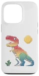 iPhone 13 Pro Pixel Dinosaur Retro Style - 8-Bit Dino Graphic Case