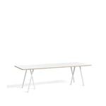 HAY Loop Stand ruokapöytä White laminate-white, 250 cm