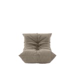 Ligne Roset - Mini Togo Fireside Chair, Fabric Cat. S, Alcantara Dove Grey 4475 - Lenestoler for barn - Michel Ducaroy - Grå - Tekstilmateriale/Skum