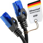 KabelDirekt – 10x 0,5 m – Câble Ethernet & patch & réseau (fiches RJ45, pour profiter pleinement du débit de la fibre, idéal pour les réseaux Gigabit/LAN, routeurs, modems et switchs, noir)