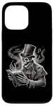 iPhone 13 Pro Max Carols Black Dark Goth Skeleton Christmas Women Men Case