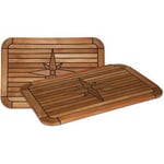 Eurodesign Bordplate Softsquare Teak 90x58cm