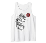 Ninjutsu Bujinkan Dragon Symbol ninja Dojo training kanji Tank Top