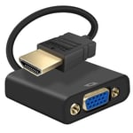 Avizar Male HDMI to Female VGA Adapter HD 1080p Image Quality Compact 20cm