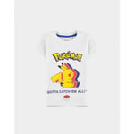 POKEMON Silhouette - flickor kortärmad T-shirt - 146/152