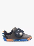 Clarks Baby Roamer Tri Trainers, Grey/Blue