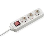 Bachmann Multiprise 3 Prises avec Interrupteur Blanc 384.272S