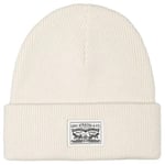 Levi's Women's Backpatch Beanie, Cream, One Size