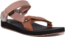 Teva Strappy Universal Open Toe Strap Womens Sandals Brown Multi UK 3 - 8