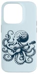 Coque pour iPhone 14 Pro Kraken, guitariste de Octopus, joue du Rocker