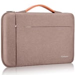 Ferkurn Laptop Case Sleeve Cover Chromebook Case Compatible with Macbook Air/Pro, iPad, Surface Pro, Acer Spin, HP, Dell, ASUS Vivobook, Samsung, Waterproof Laptop Case 12-12.3 inch, Brown