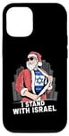 iPhone 12/12 Pro I Stand With Israel And USA Flag Santa Patriotic Israeli Case