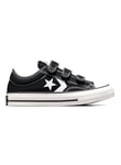 CONVERSE Star Player 76 Easy-on Sneaker, Black Vintage White Egret, 33 EU