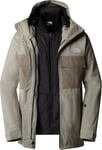 The North Face Men's Fourbarrel Triclimate Jacket Clay Grey/TNF Black, XL