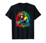 Dj Monkey Sunglasses Headphones For Men Boys Women Kids T-Shirt