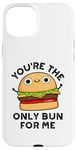 Coque pour iPhone 15 Plus Tu es le seul pain pour moi, jeu de mots amusant à hamburger