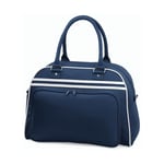 Bag Base Retro Bowling Bag - väska - French Navy/White - One Size