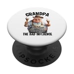 Grandpa The Man The Myth The Bad Influence PopSockets Adhesive PopGrip