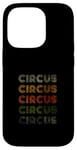 iPhone 14 Pro Love Heart Circus Tee Grunge Vintage Style Black Circus Case