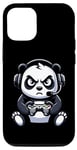 Coque pour iPhone 12/12 Pro Cute Panda Jeux Vidéo Gamer Drôle Garçons Filles Enfants