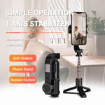 Stabilisateur de cardan pour téléphone portable,perche à selfie,prise de vue intelligente,trépied Bluetooth,perche à selfie,stabilisateur de cardan en direct