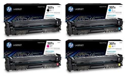 HP 207x Black Cyan Magenta & Yellow Toner For LaserJet Pro M283fdw Printers