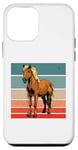 Coque pour iPhone 12 mini Cheval Islandais Force Équestre Beauté Majestueuse En Plein