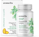 Aromavita Oregano Oil 86-90% Carvacrol - High Potency Digestive Support - Vegan,