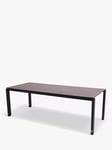 4 Seasons Outdoor Goa Rectangular Garden Dining Table, 220cm, Anthracite/Slate