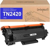 Toner avec puce compatible avec Brother TN2420 TN-2420 TN2410 pour Brother MFC L2710DW L2710DN L2730DW L2750DW HL-L23210D L2350DW L2370DN L2375DW DCP-L2510D L2530DW L255530DW 0DN ( ( 1)