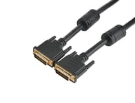 Prokord Dvi-kabel Dual Link 1m. Dvi-d Dvi-d Sort