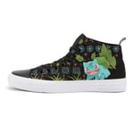 Akedo x Pokemon Bulbizarre - Coupe Montante - Noir - UK 4 / EU 37 / US Men's 4.5 / US Women's 6