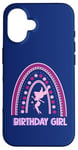 Coque pour iPhone 16 Fée d'anniversaire arc-en-ciel mignonne fée anniversaire fille