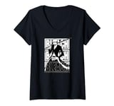 Bleach Repeating Logo Ichigo V-Neck T-Shirt