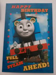 Thomas The Tank Engine Birthday Card NEW full steam ahead