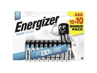 Energizer Aaa Batteri Max Plus Alkali Mangan 1,5 V 20 Stk