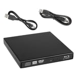 External Blu-Ray Player BD Combo Drive DVD Burner USB Power for Laptop Computer