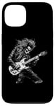 Coque pour iPhone 13 Skeleton Guitar Guy Rock And Roll Band Rock On