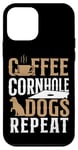 iPhone 12 mini Cornhole Team Bean Bag Player Champ Coffee Dog Coffee Case