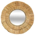 Atmosphera - Miroir Safari - Raphia D57 cm